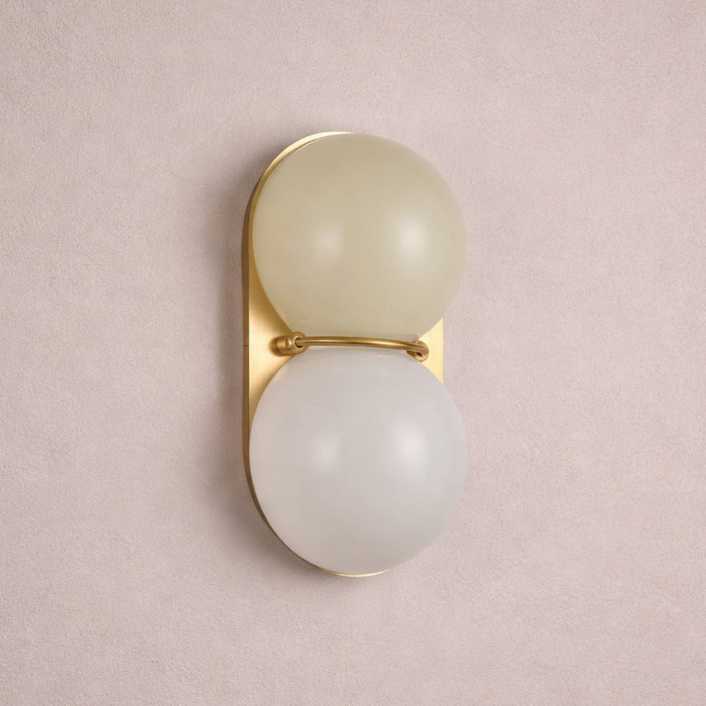 Two Globe Colored Glass Wall Sconce — design detail 17