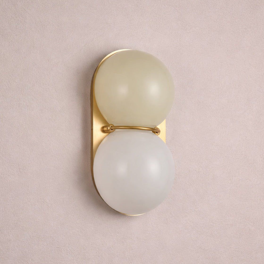 Two Globe Colored Glass Wall Sconce — design detail 17