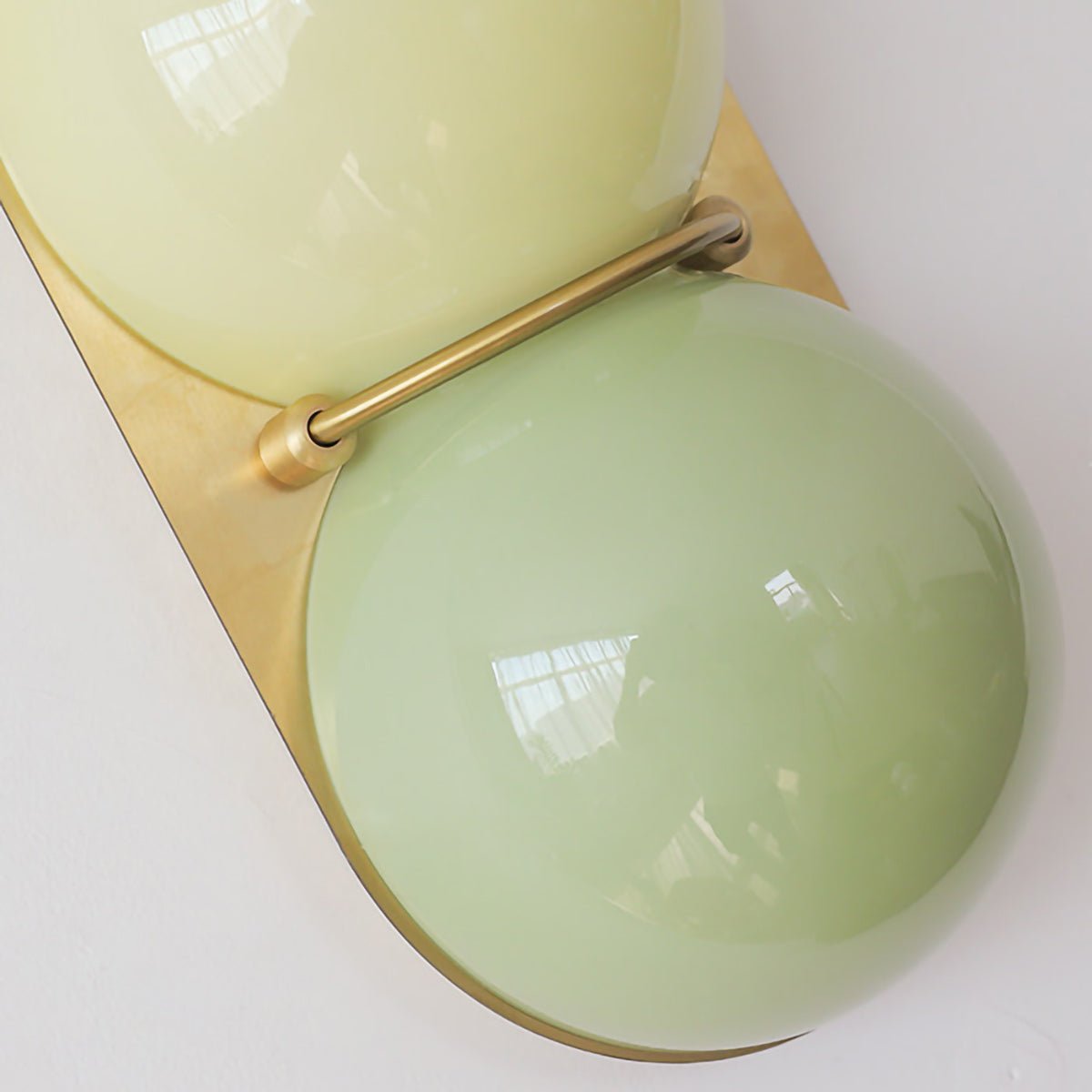 Two Globe Colored Glass Wall Sconce — design detail 18
