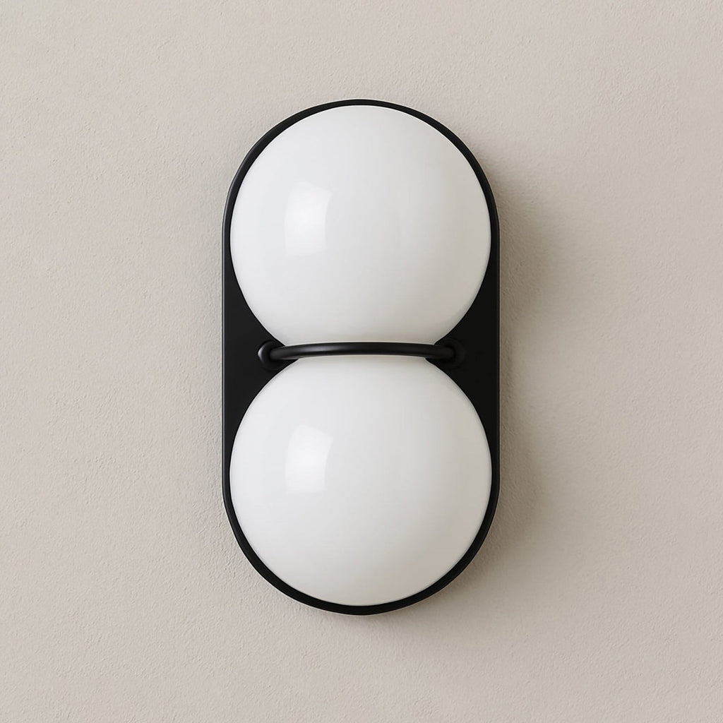 Two Globe Colored Glass Wall Sconce — design detail 25