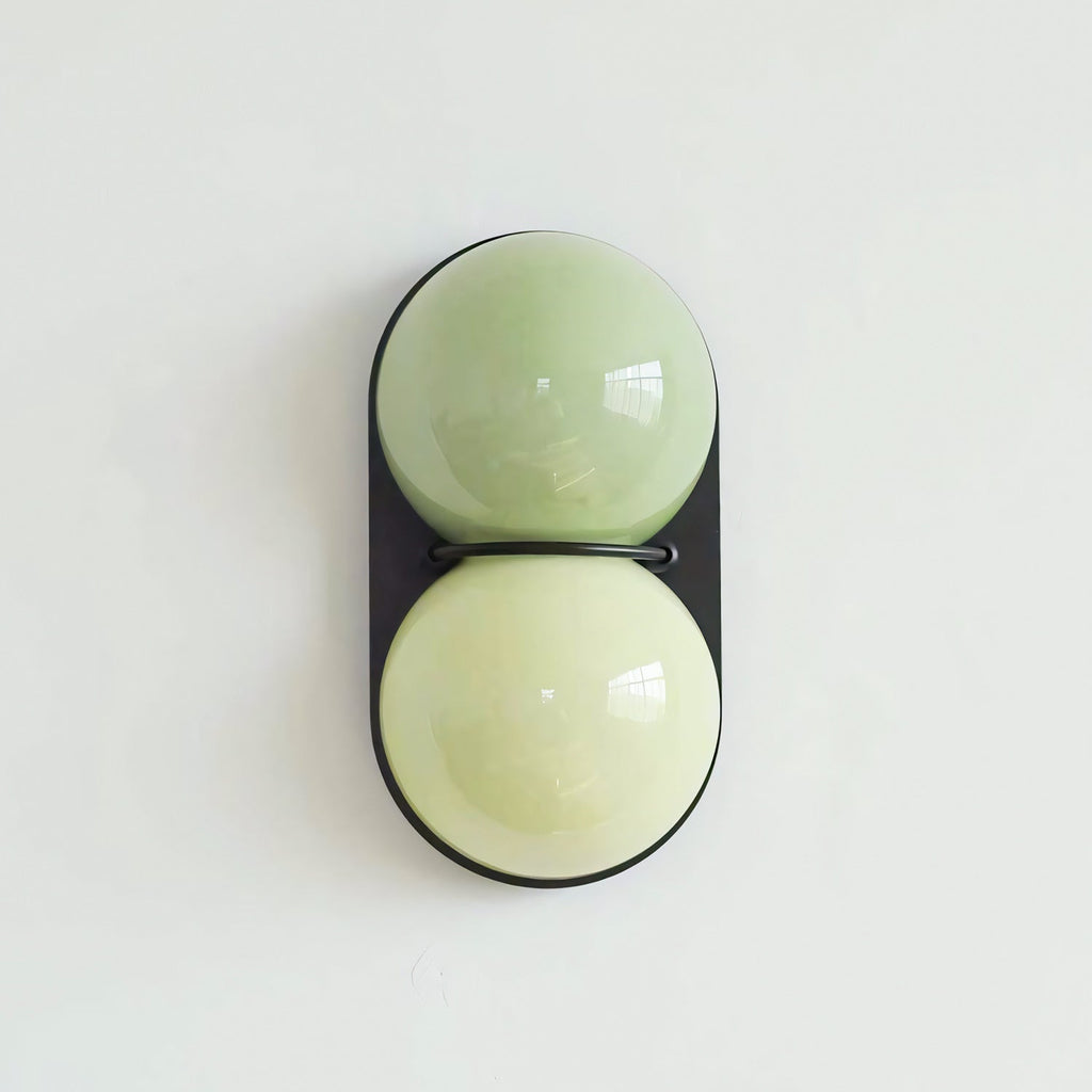 Two Globe Colored Glass Wall Sconce — design detail 26
