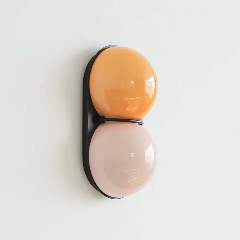 Two Globe Colored Glass Wall Sconce — design detail 29