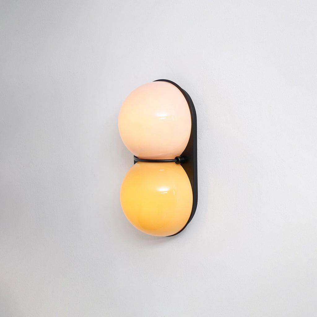Two Globe Colored Glass Wall Sconce — design detail 30