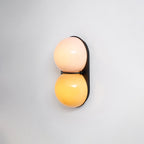 Two Globe Colored Glass Wall Sconce — design detail 30