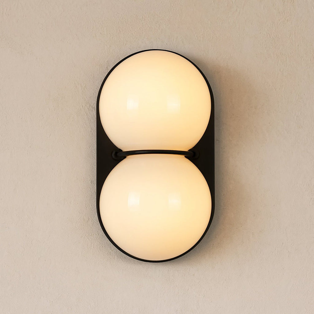 Two Globe Colored Glass Wall Sconce — design detail 31