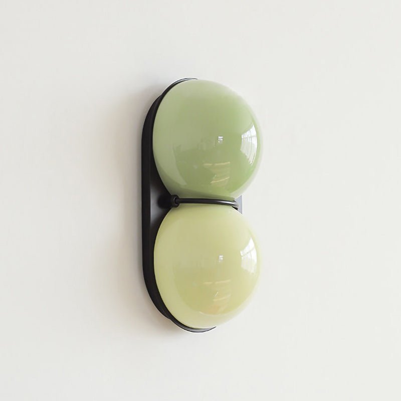Two Globe Colored Glass Wall Sconce — design detail 34