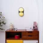 Two Globe Colored Glass Wall Sconce — design detail 35