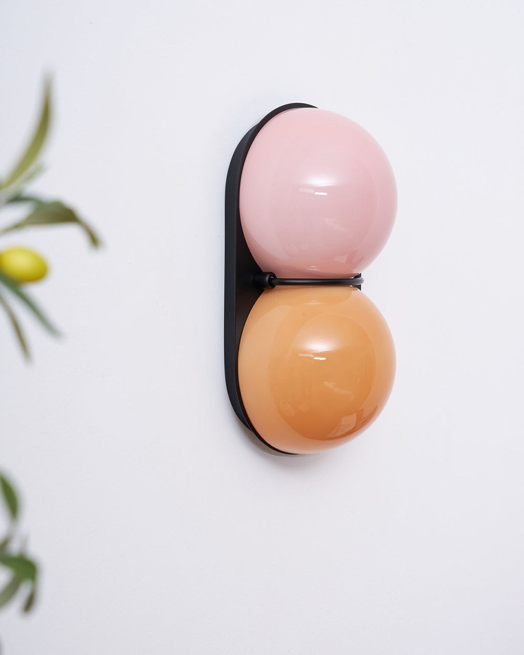 Two Globe Colored Glass Wall Sconce — design detail 45