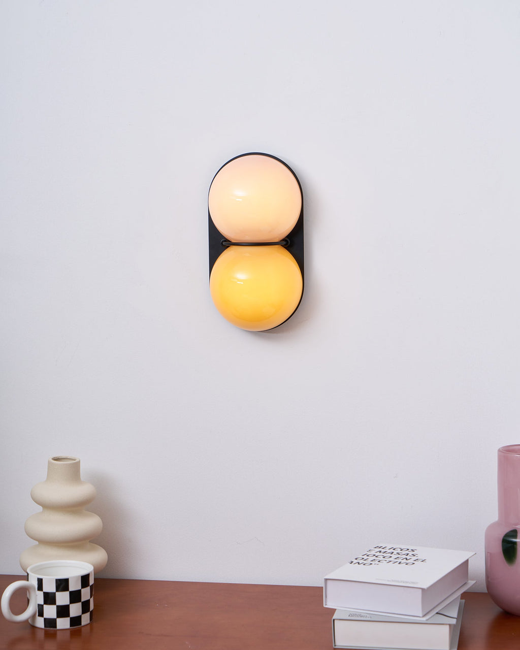 Two Globe Colored Glass Wall Sconce — design detail 47