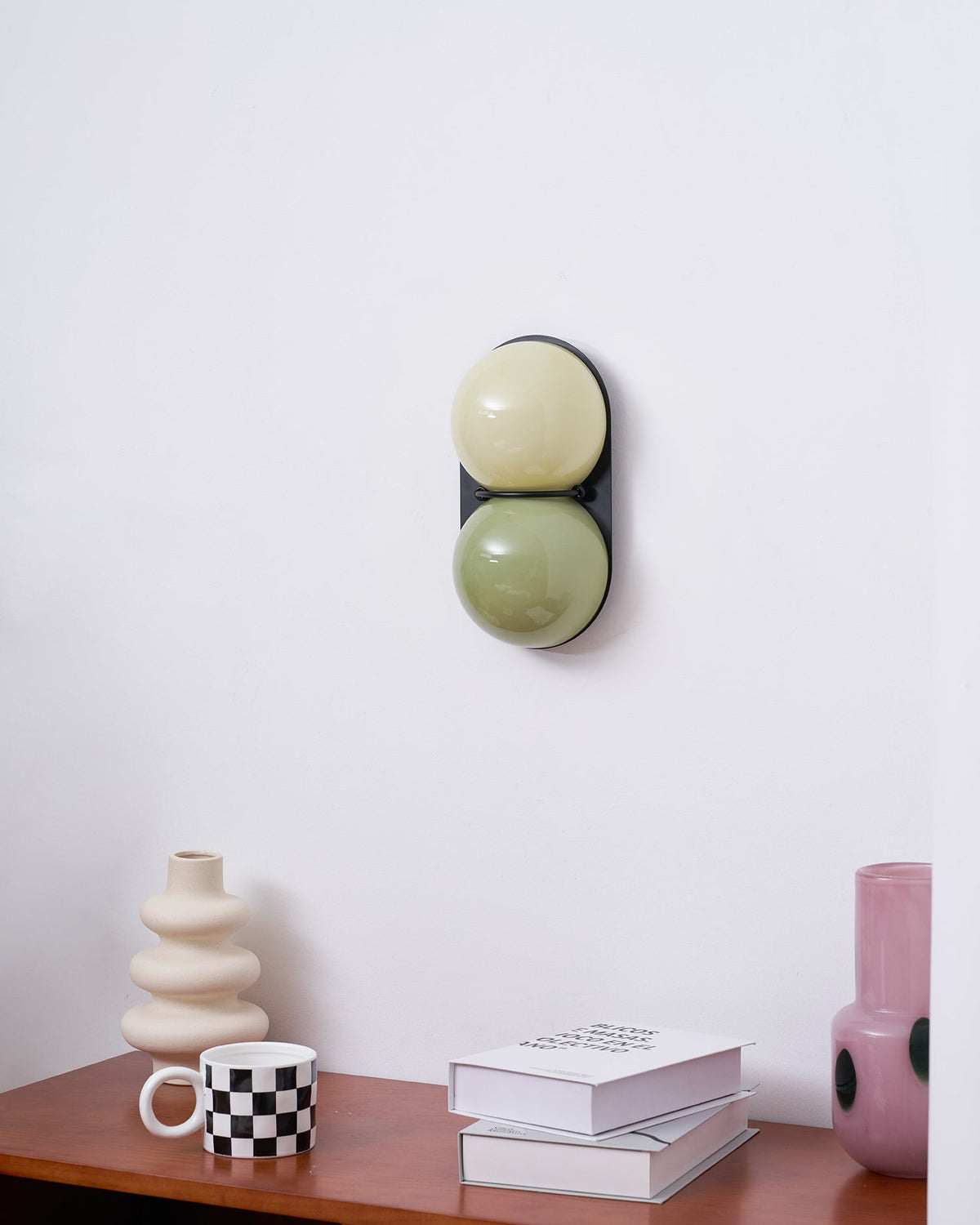 Two Globe Colored Glass Wall Sconce — design detail 51