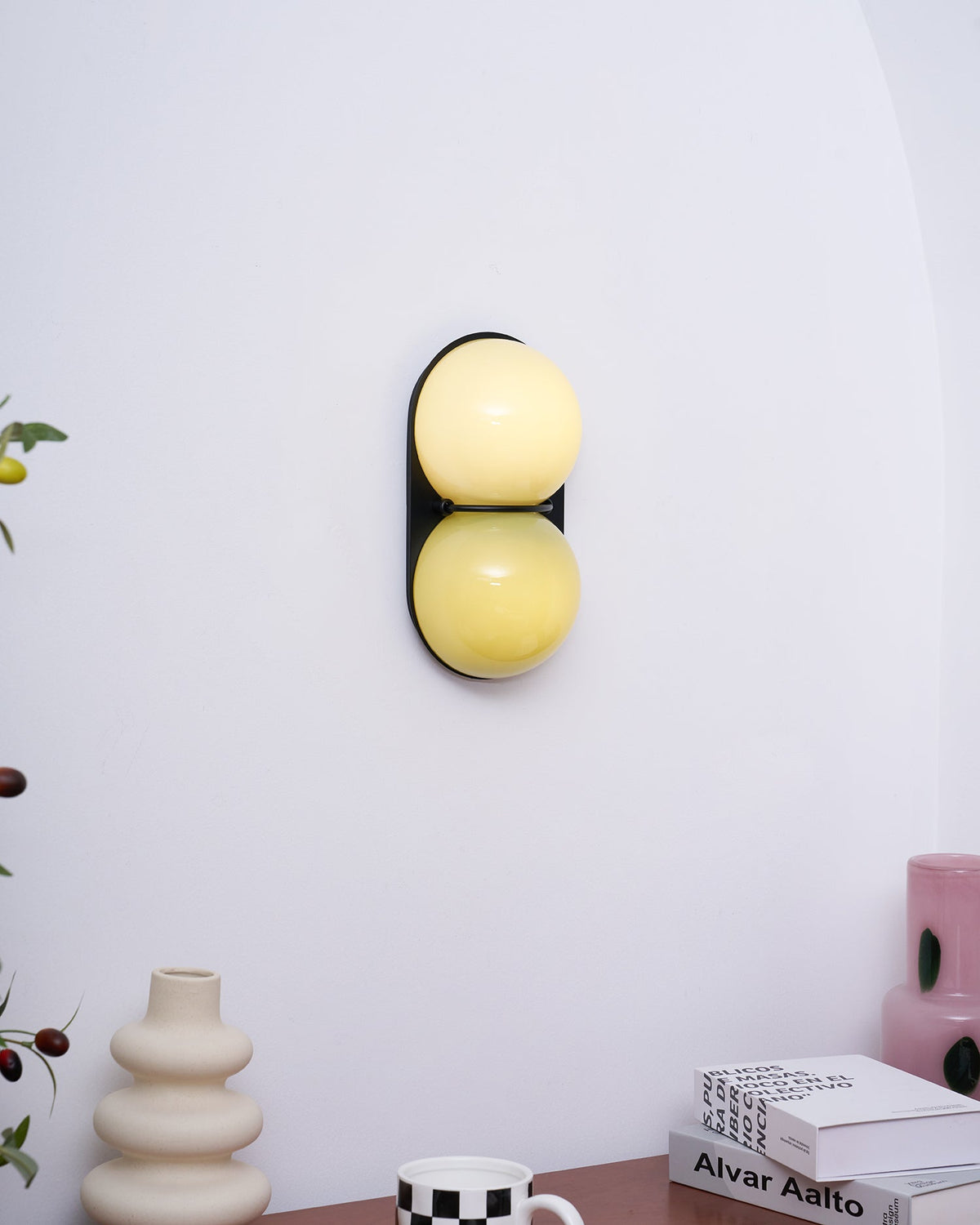 Two Globe Colored Glass Wall Sconce — design detail 54