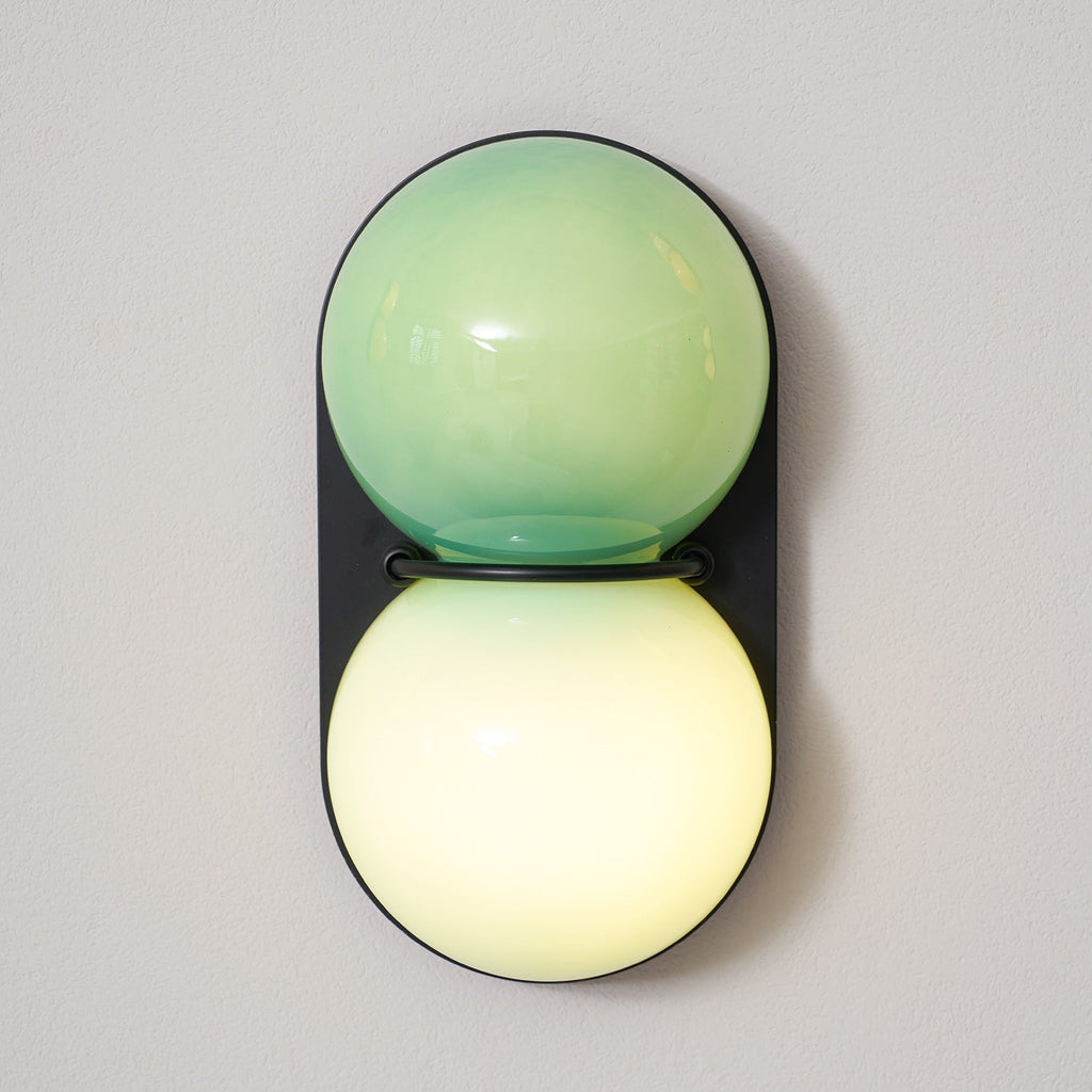 Two Globe Colored Glass Wall Sconce — design detail 56
