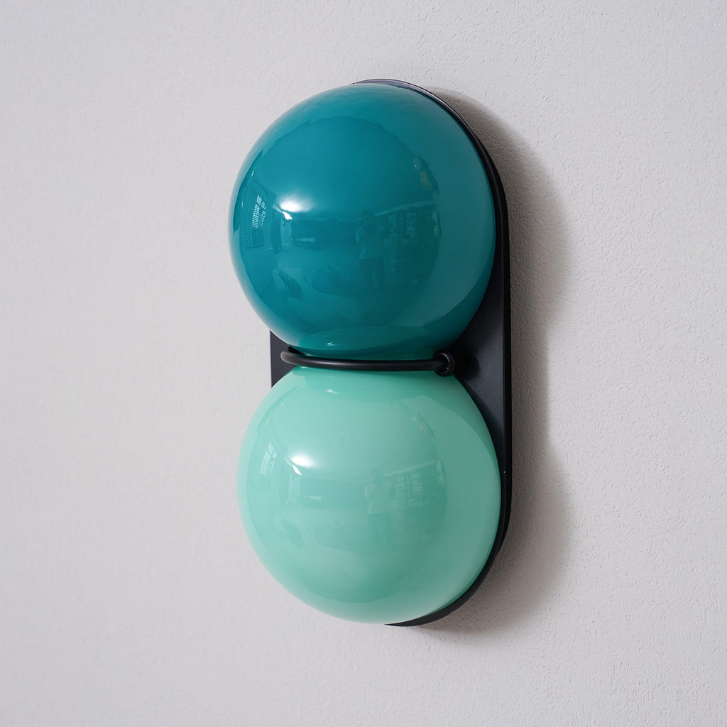 Two Globe Colored Glass Wall Sconce — design detail 57