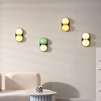 Two Globe Colored Glass Wall Sconce — design detail 61