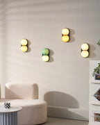 Two Globe Colored Glass Wall Sconce — design detail 63