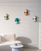 Two Globe Colored Glass Wall Sconce — design detail 64