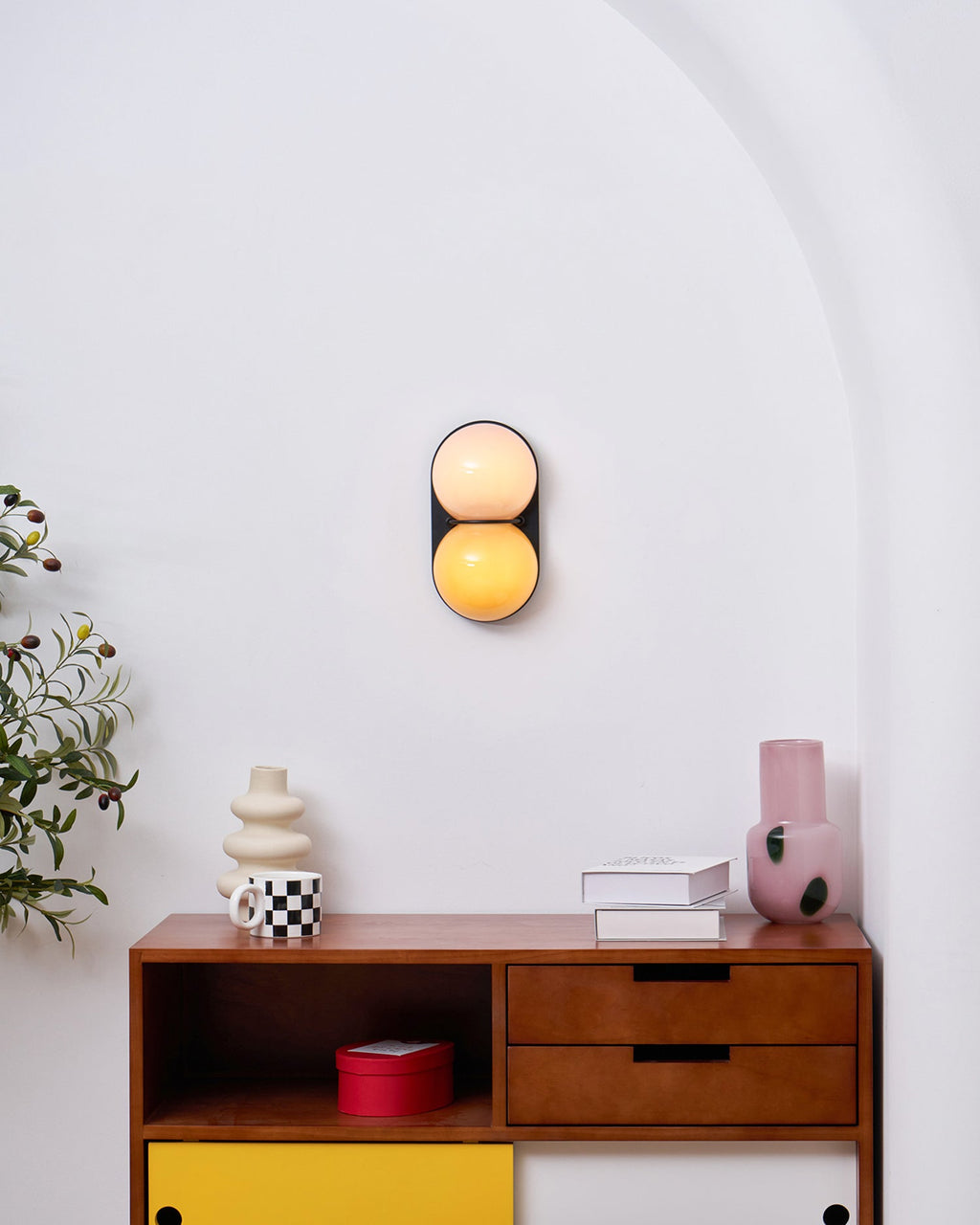Two Globe Colored Glass Wall Sconce — design detail 71