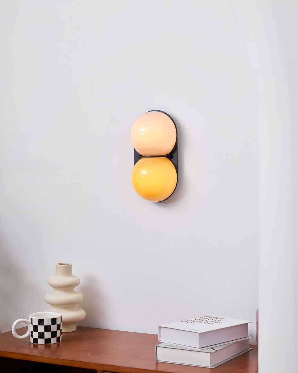 Two Globe Colored Glass Wall Sconce — design detail 79