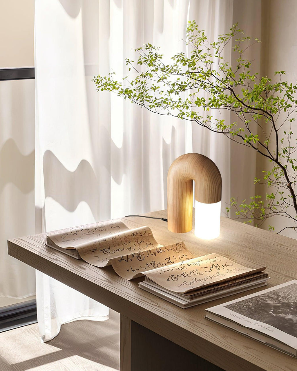 U Shaped Door Table Lamp — product and interior detail 13