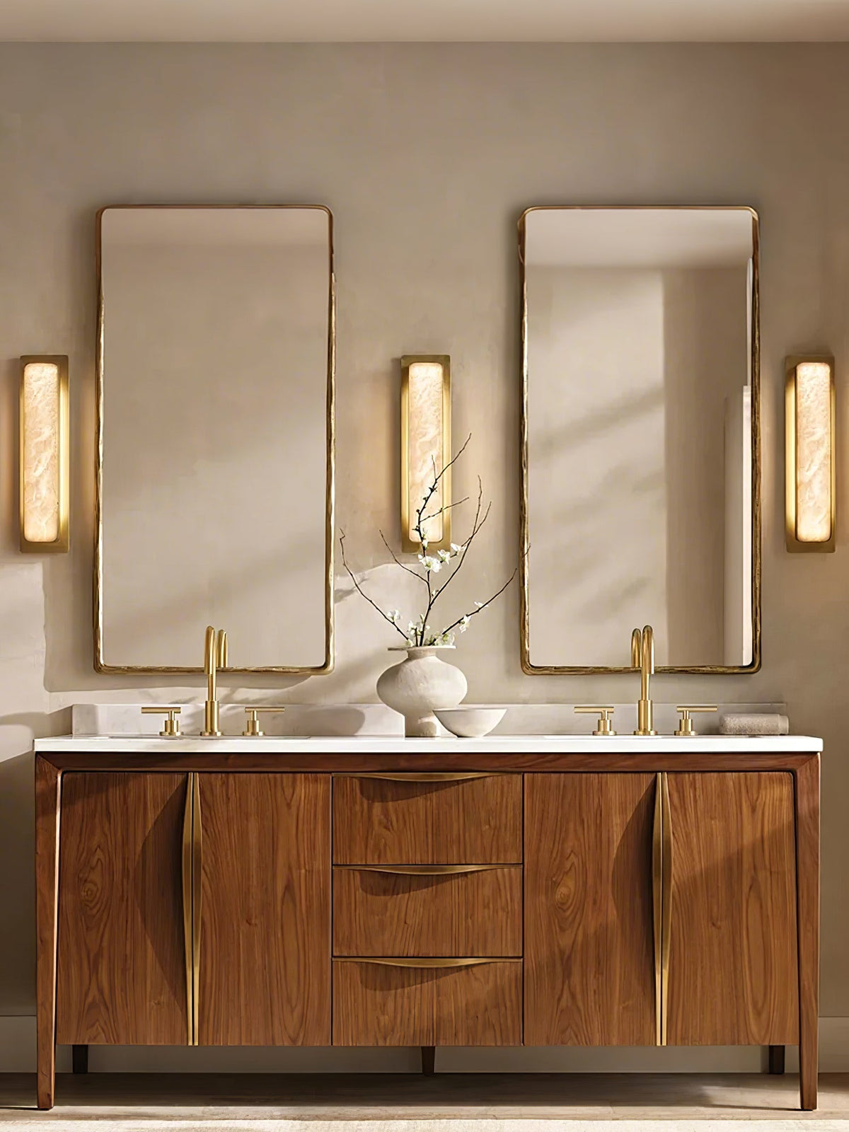 Velmora Alabaster LED Wall Sconce – product view 7