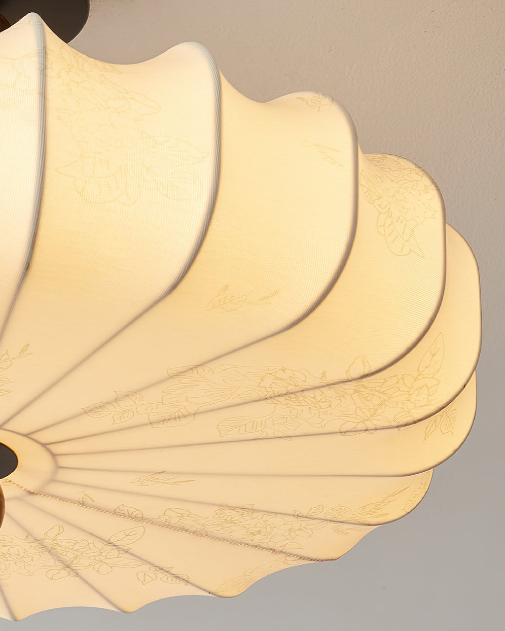 Velora Textured Fabric LED Ceiling Light — interior or design detail 13