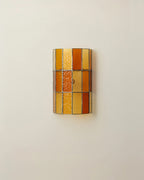 Veltra Faceted Glass Wall Sconce — finish, form and room detail 12