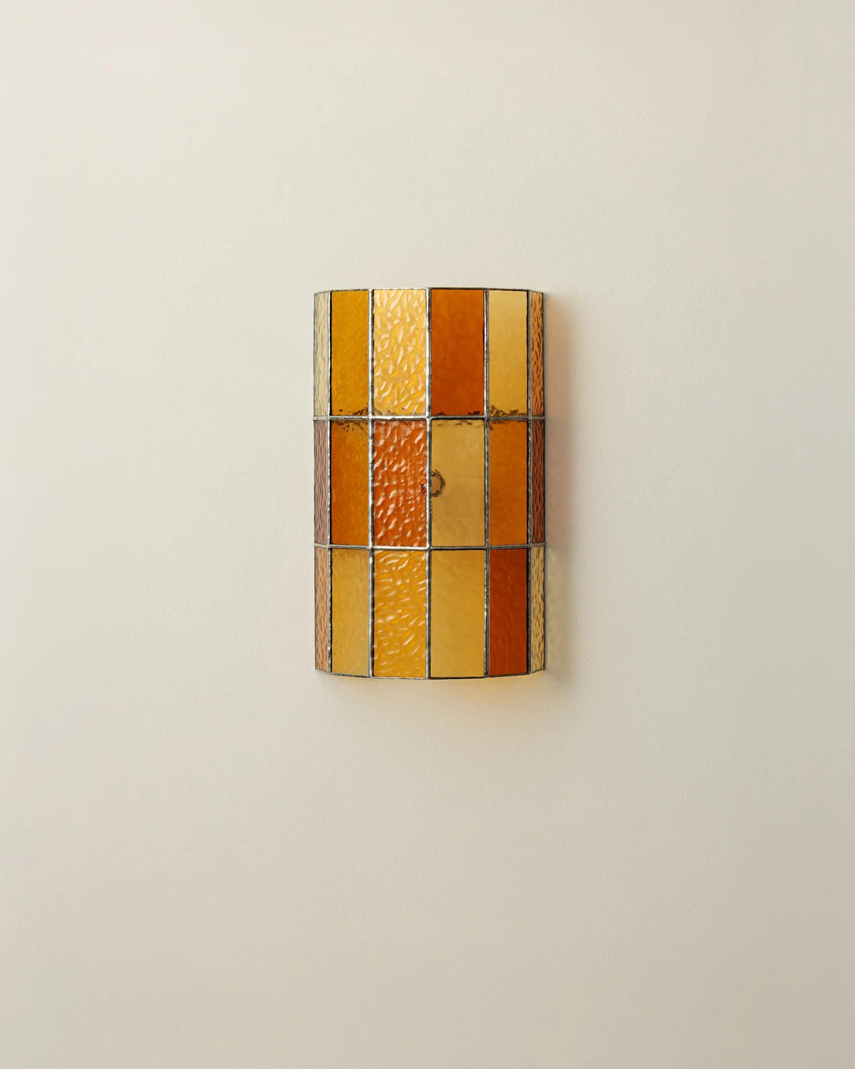 Veltra Faceted Glass Wall Sconce — finish, form and room detail 12