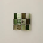 Veltra Faceted Glass Wall Sconce — finish, form and room detail 14