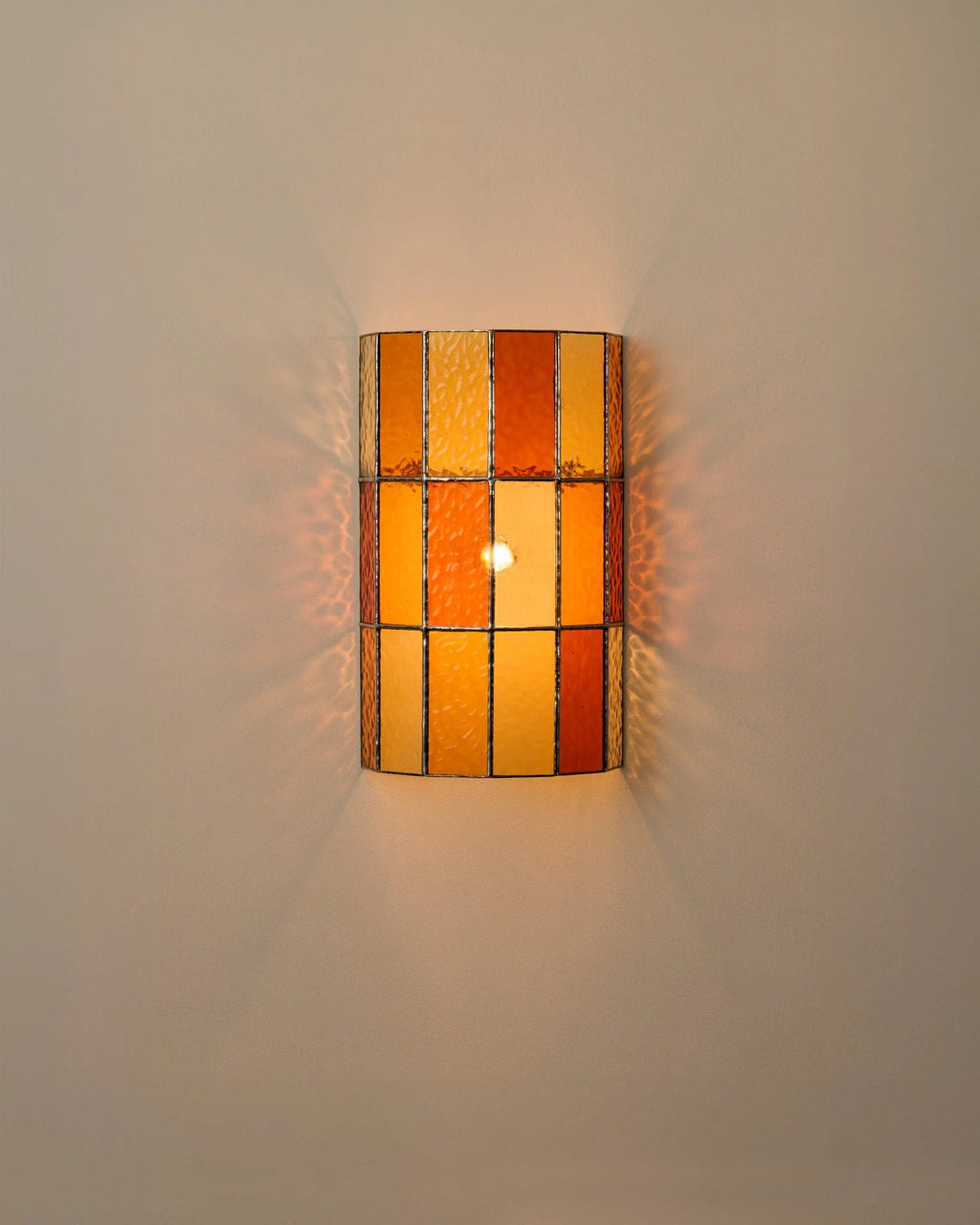 Veltra Faceted Glass Wall Sconce — finish, form and room detail 28