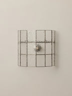 Veltra Faceted Glass Wall Sconce — finish, form and room detail 29