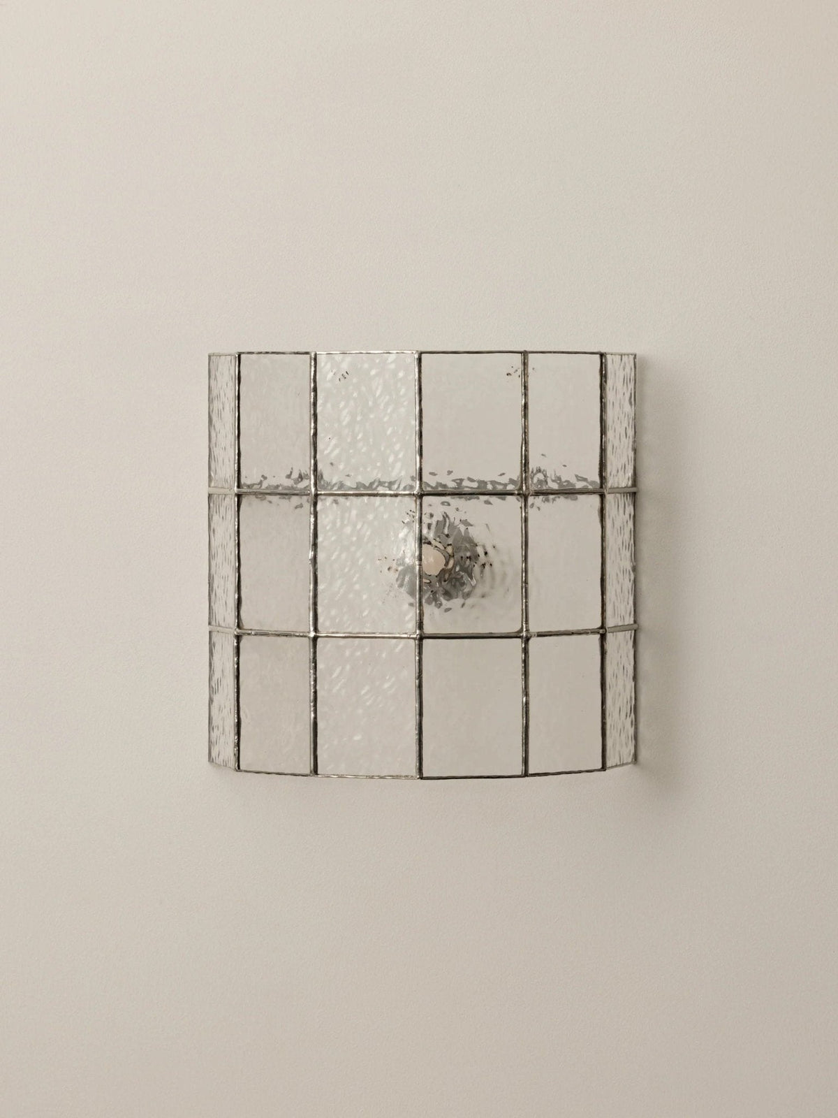 Veltra Faceted Glass Wall Sconce — finish, form and room detail 29