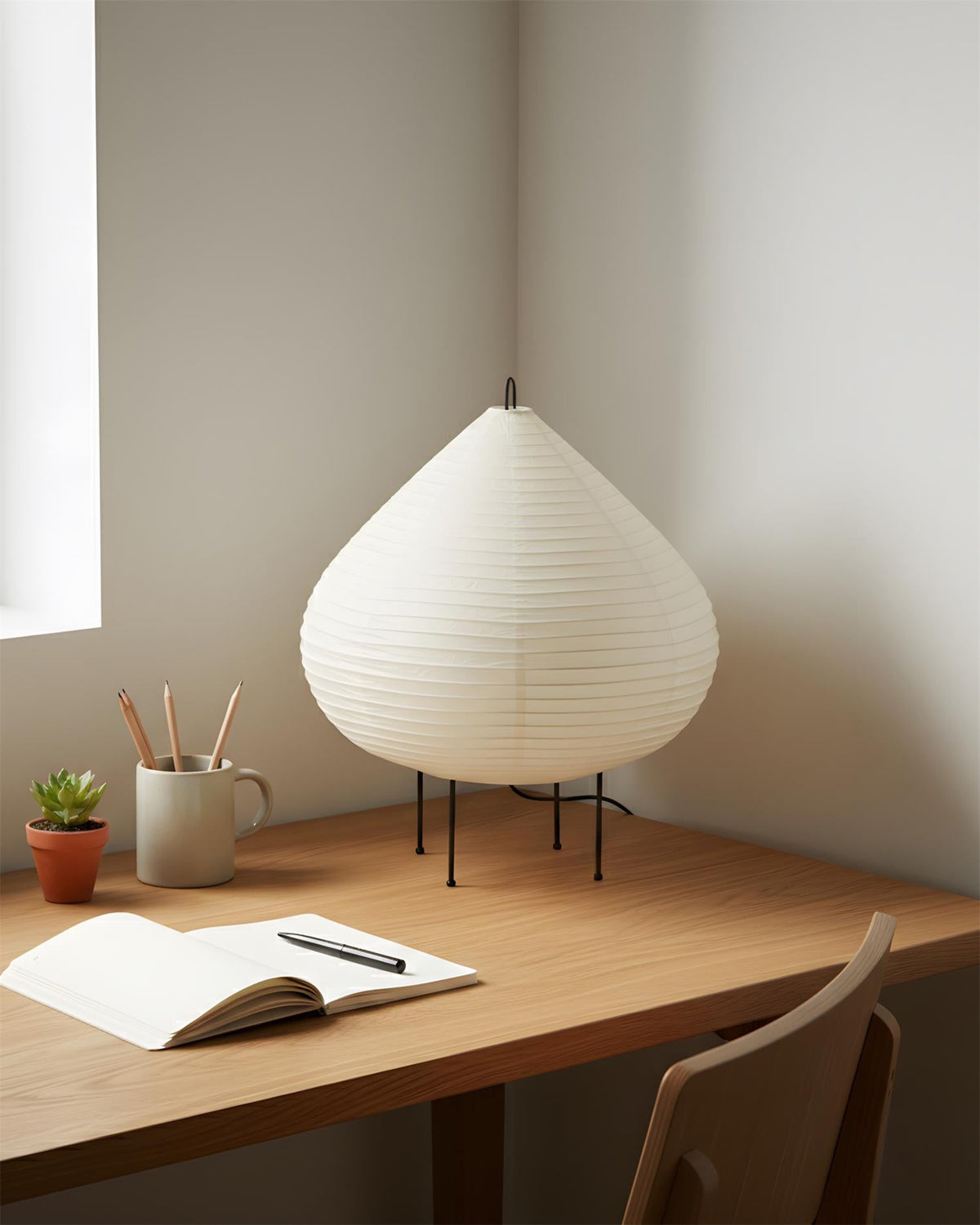 Velune Teardrop Paper Table Lamp — product detail 4