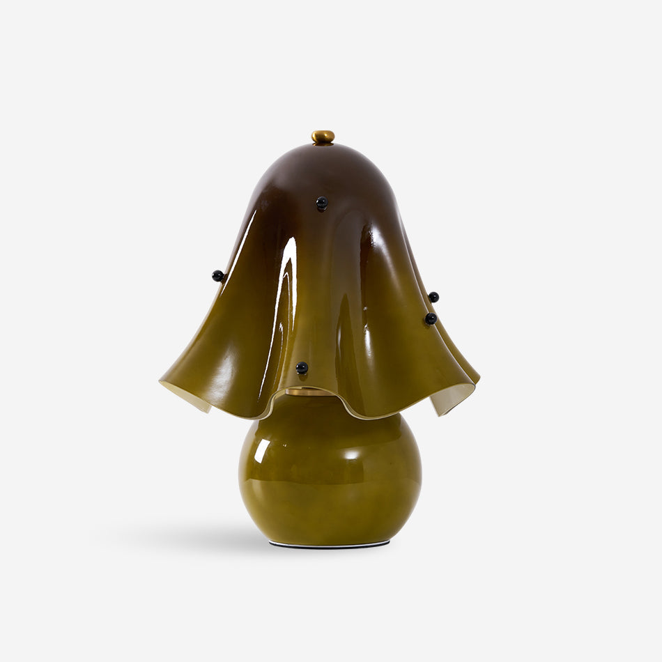 Vera Bellflower Glass Table Lamp – table lamp view 1