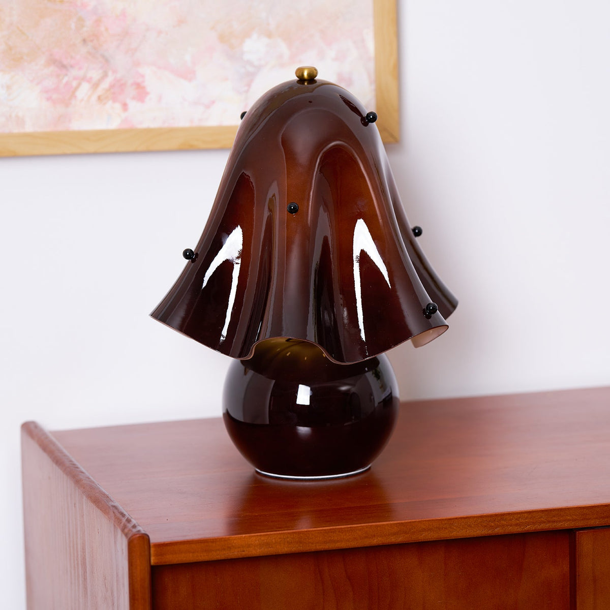 Vera Bellflower Glass Table Lamp – table lamp view 16