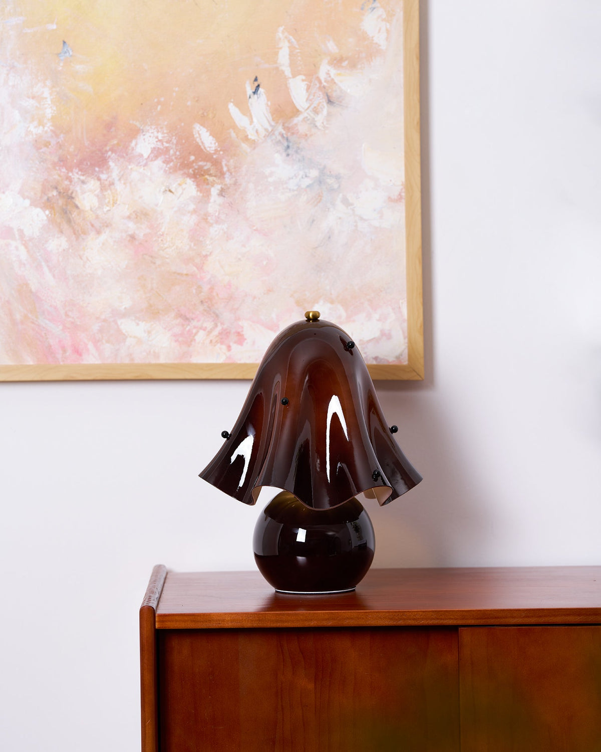 Vera Bellflower Glass Table Lamp – table lamp view 19