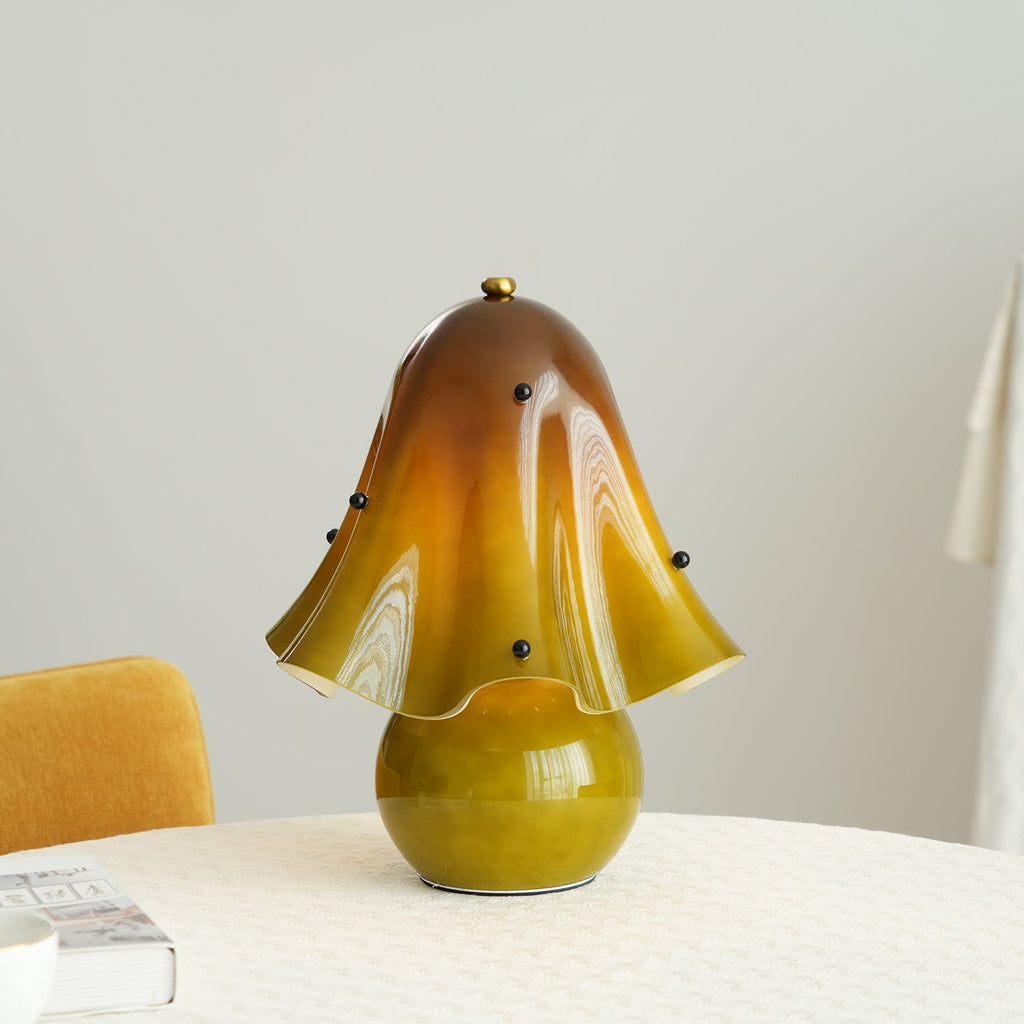 Vera Bellflower Glass Table Lamp – table lamp view 21