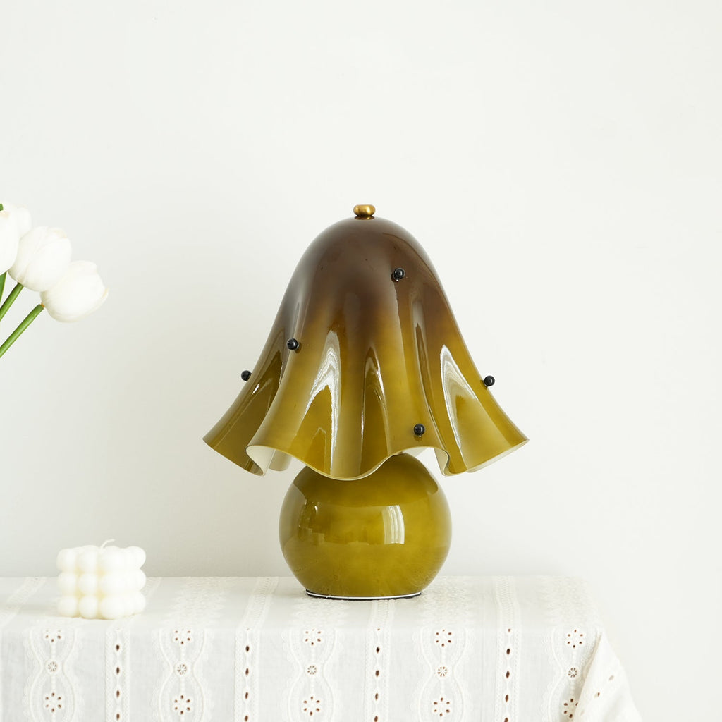 Vera Bellflower Glass Table Lamp – table lamp view 22
