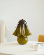 Vera Bellflower Glass Table Lamp – table lamp view 23