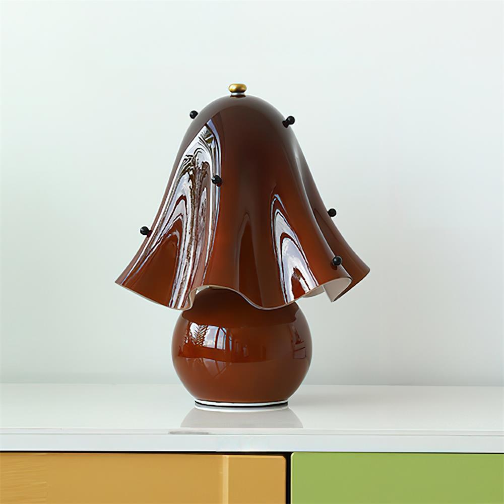 Vera Bellflower Glass Table Lamp – table lamp view 29