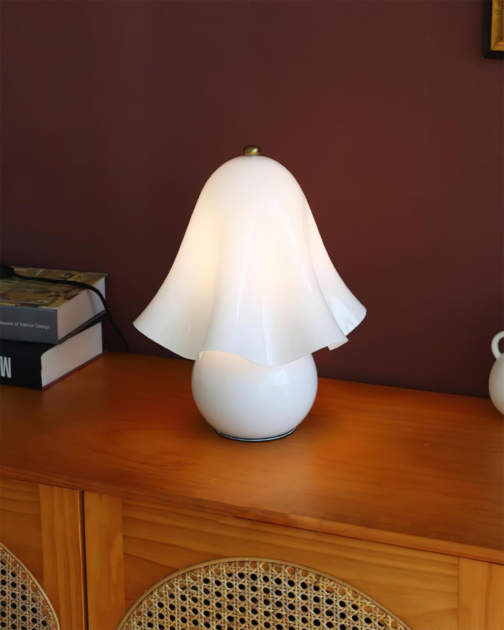 Vera Bellflower Glass Table Lamp – table lamp view 31