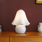Vera Bellflower Glass Table Lamp – table lamp view 35