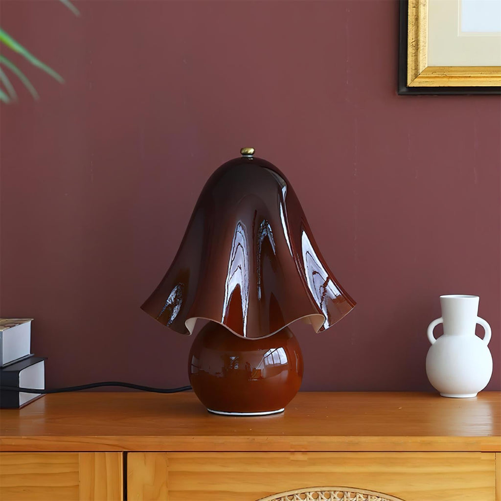 Vera Bellflower Glass Table Lamp – table lamp view 41