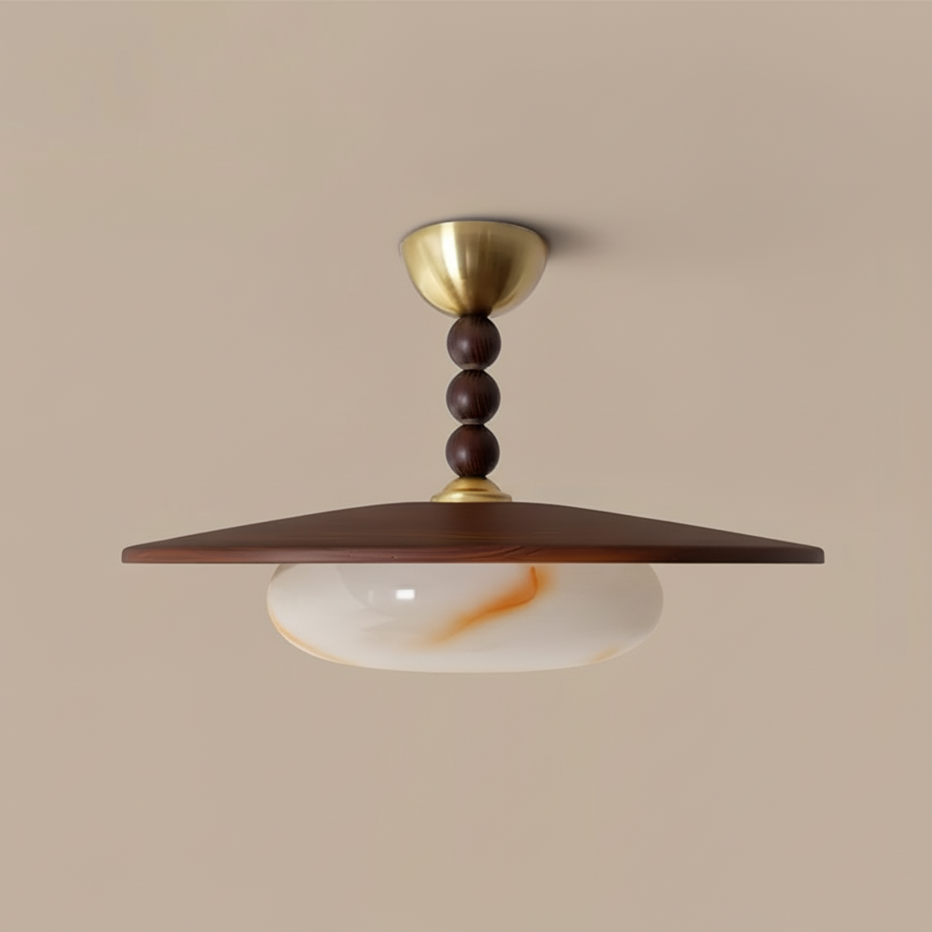 Vicenza Wood LED Ceiling Light — interior or design detail 11