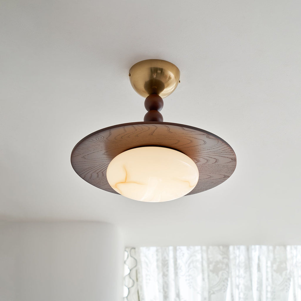 Vicenza Wood LED Ceiling Light — interior or design detail 12