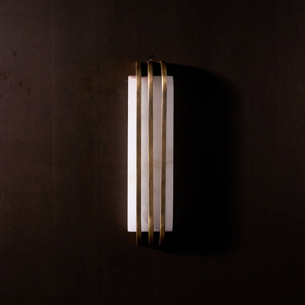 Virex Layered Alabaster LED Wall Light – wall sconce product view 17