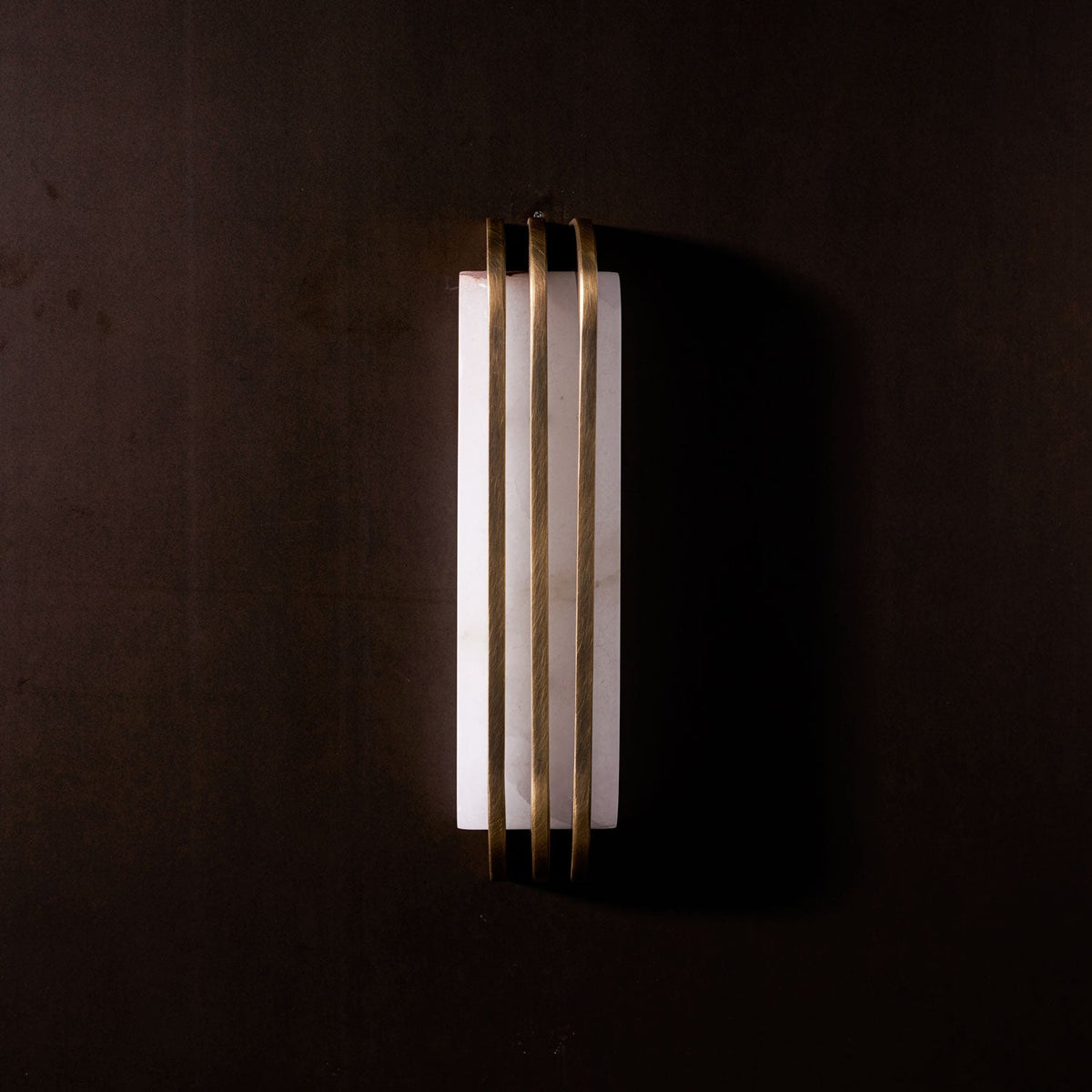 Virex Layered Alabaster LED Wall Light – wall sconce product view 17