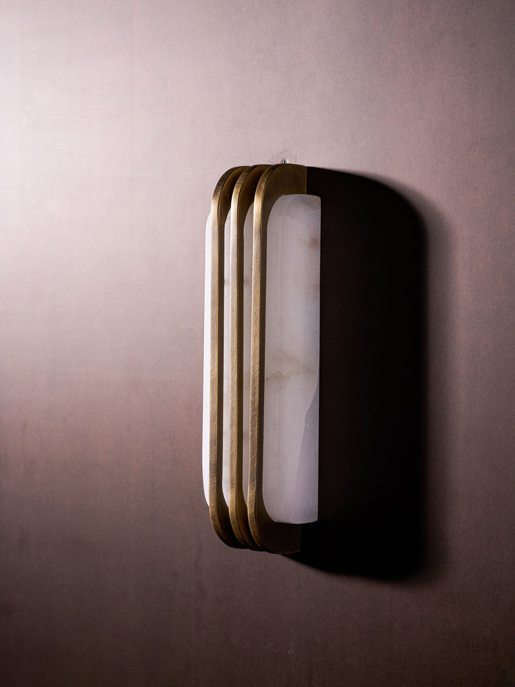 Virex Layered Alabaster LED Wall Light – wall sconce product view 20