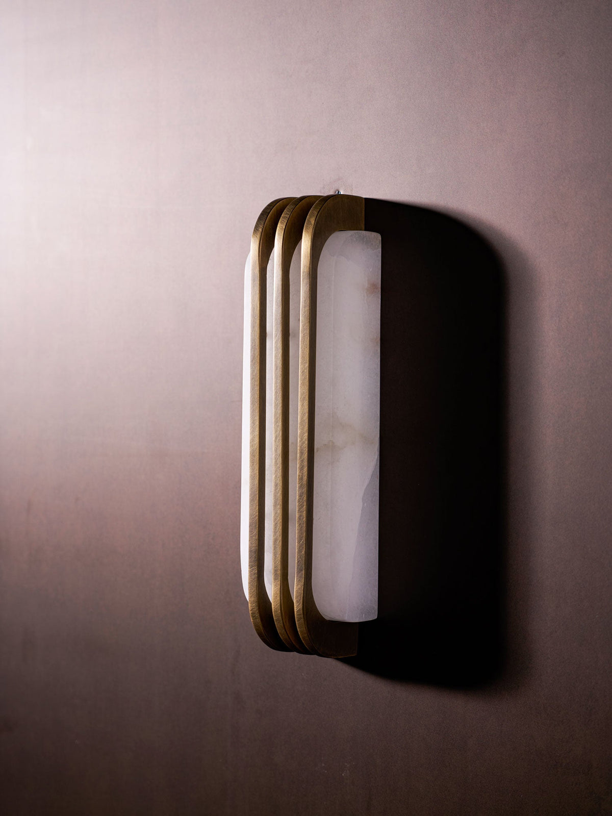 Virex Layered Alabaster LED Wall Light – wall sconce product view 20