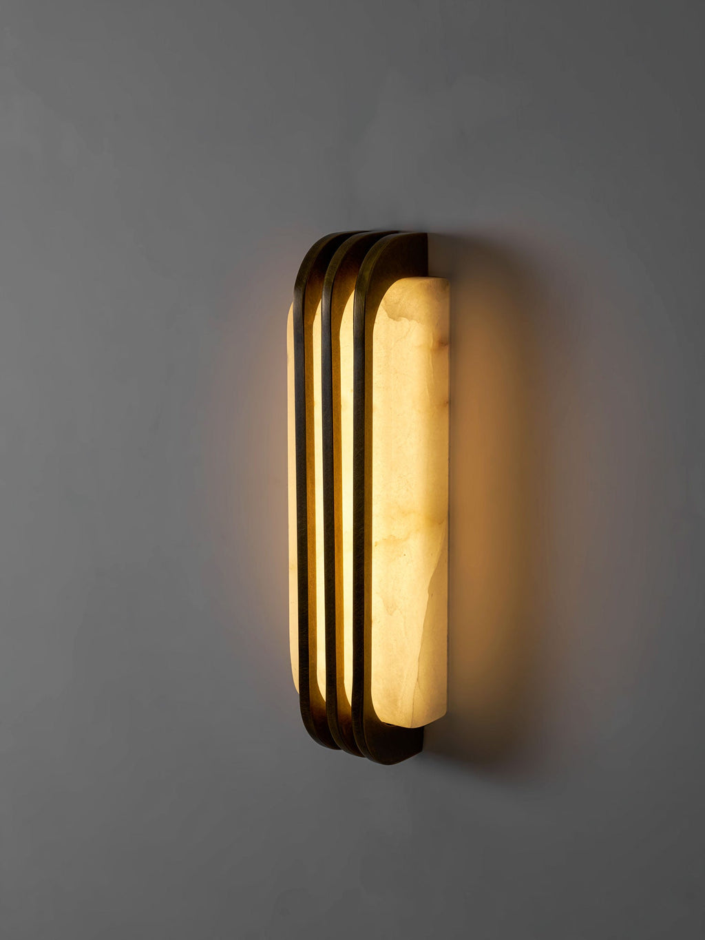 Virex Layered Alabaster LED Wall Light – wall sconce product view 22
