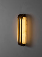 Virex Layered Alabaster LED Wall Light – wall sconce product view 22